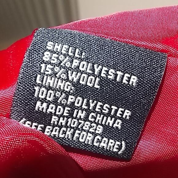 Ambition Red Medium Cropped Jacket M - Picture 8 of 8